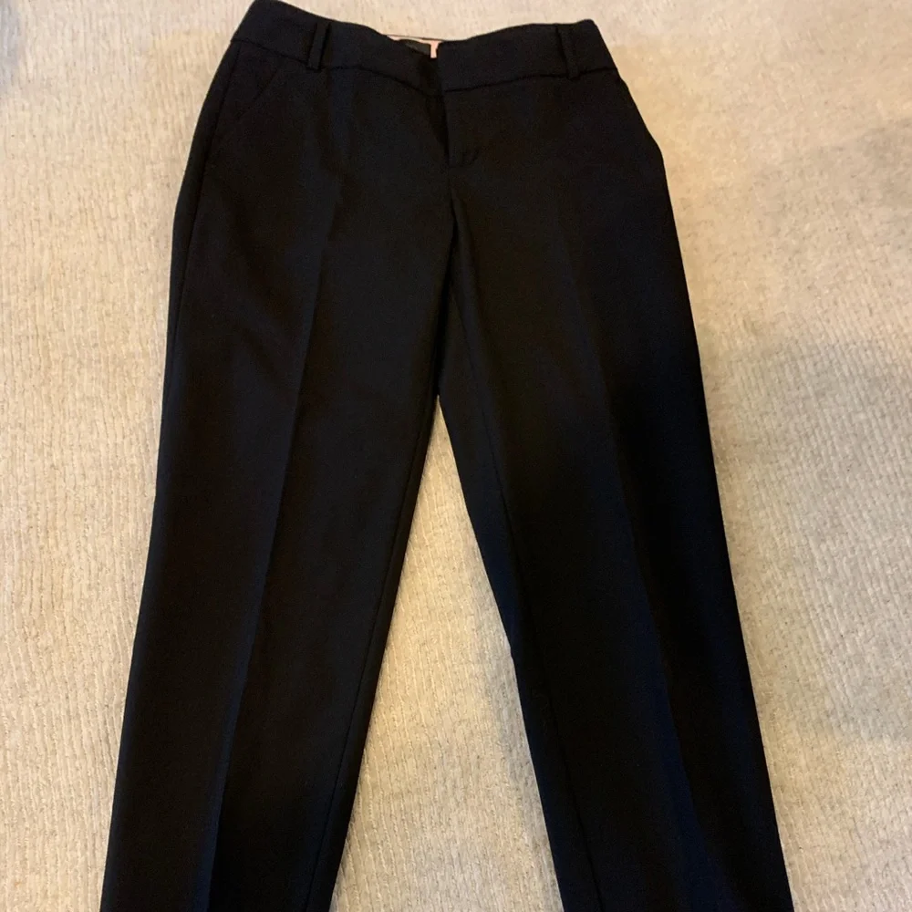 Banana Republic fully lined black wool dress pants